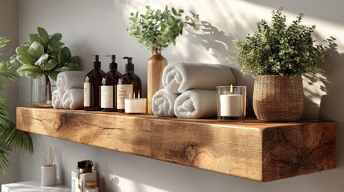 home membry. elegant modern bathroom shelf as the focal point floa 95e255cb 2f5c 42eb 83e9 d366778eca63 3